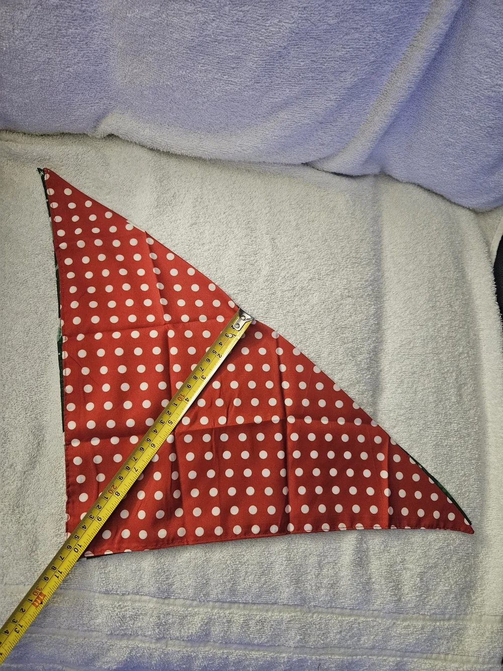 2 Pack Reversible Christmas Dog Bandana Small Pet Santa Green Stripes Polka Dot
